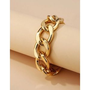 Chunky Gold Chain Bracelet